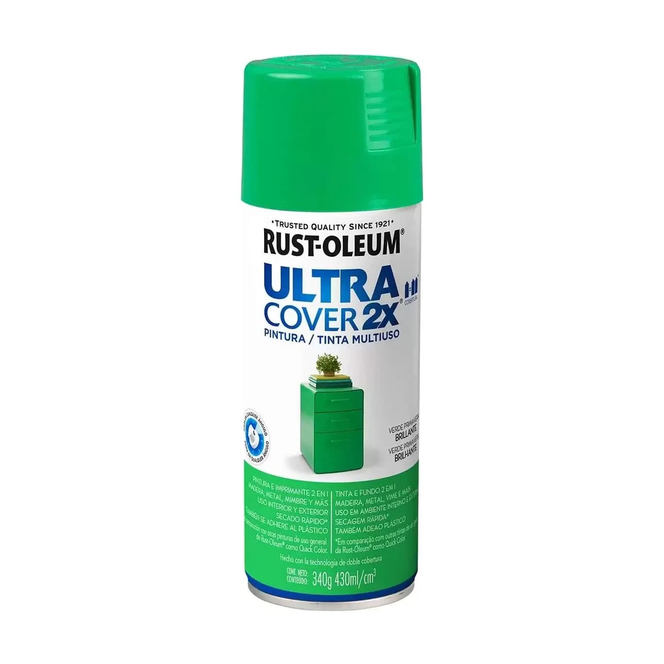 2X Ultra Cover verde primaveral brill