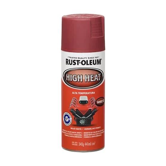 Auto high heat 2000F/1093C rojo