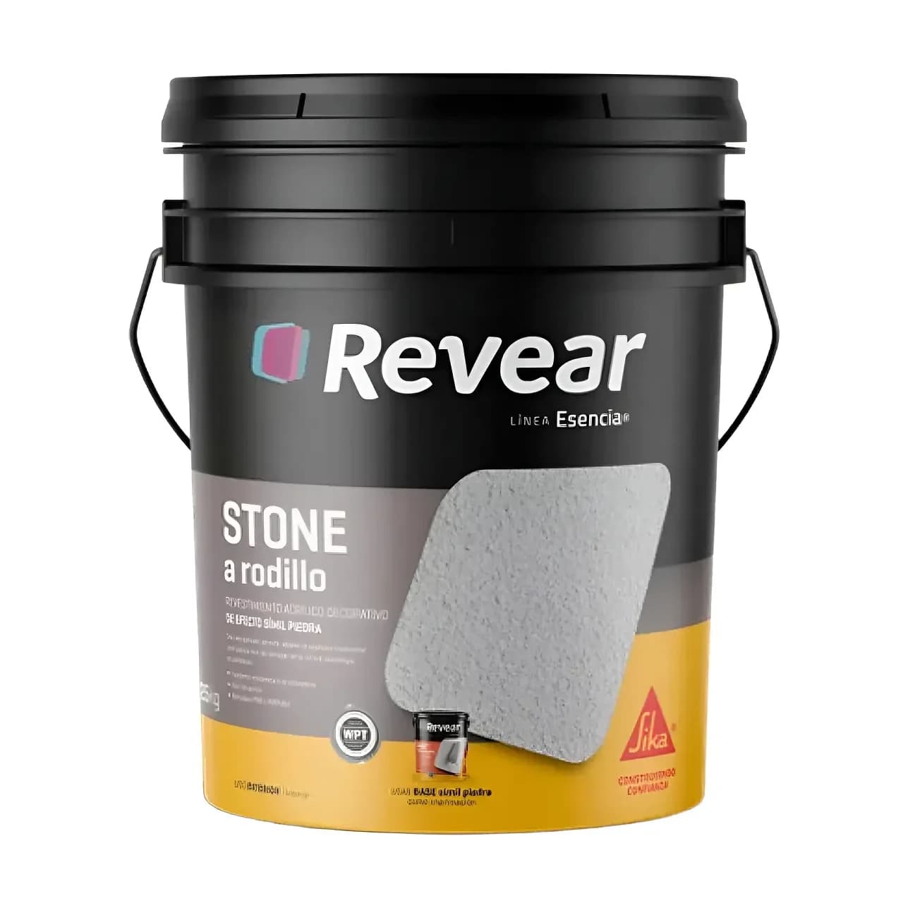 Stone a rodillo terra claro x25 kg
