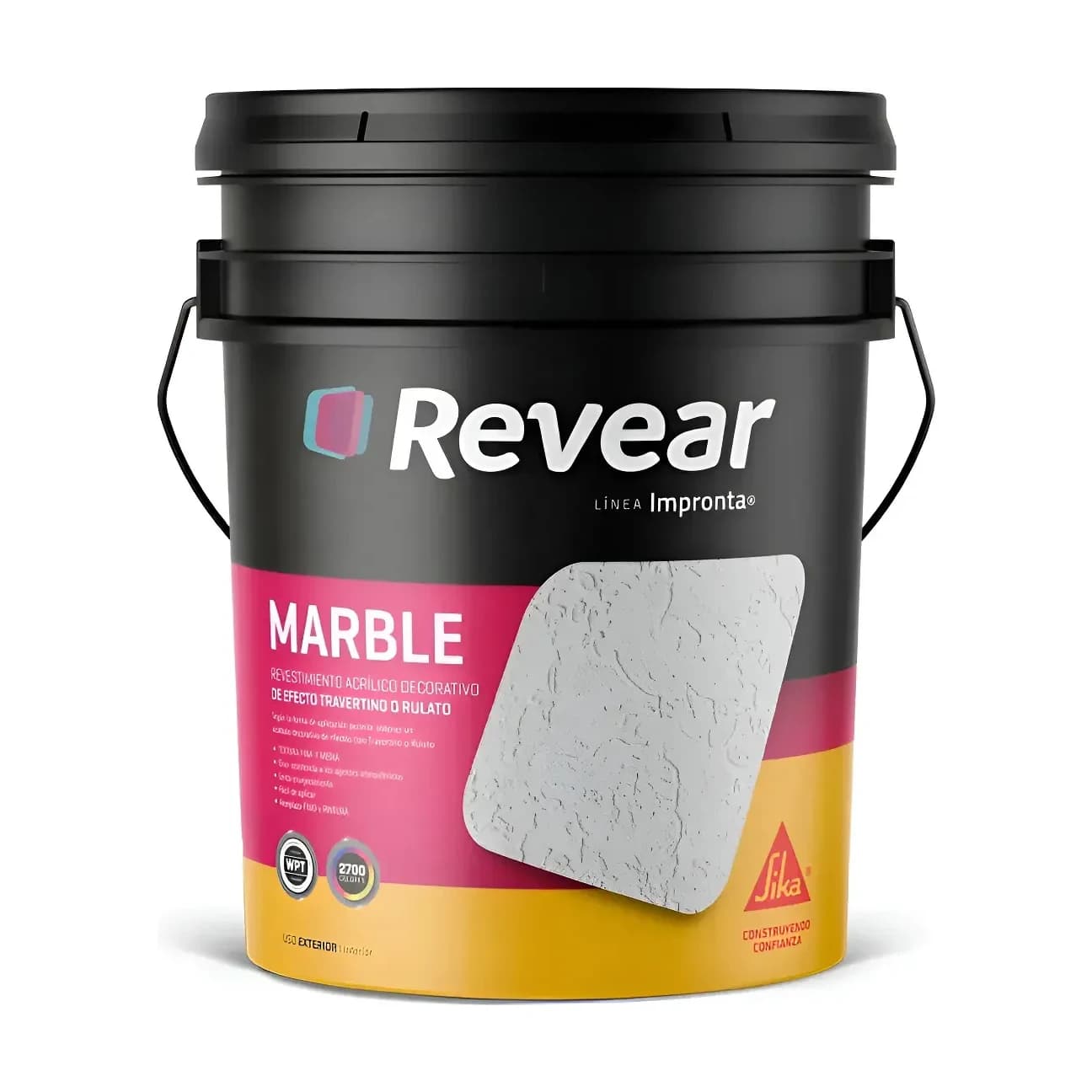 Marble mediano blanco x25 kg