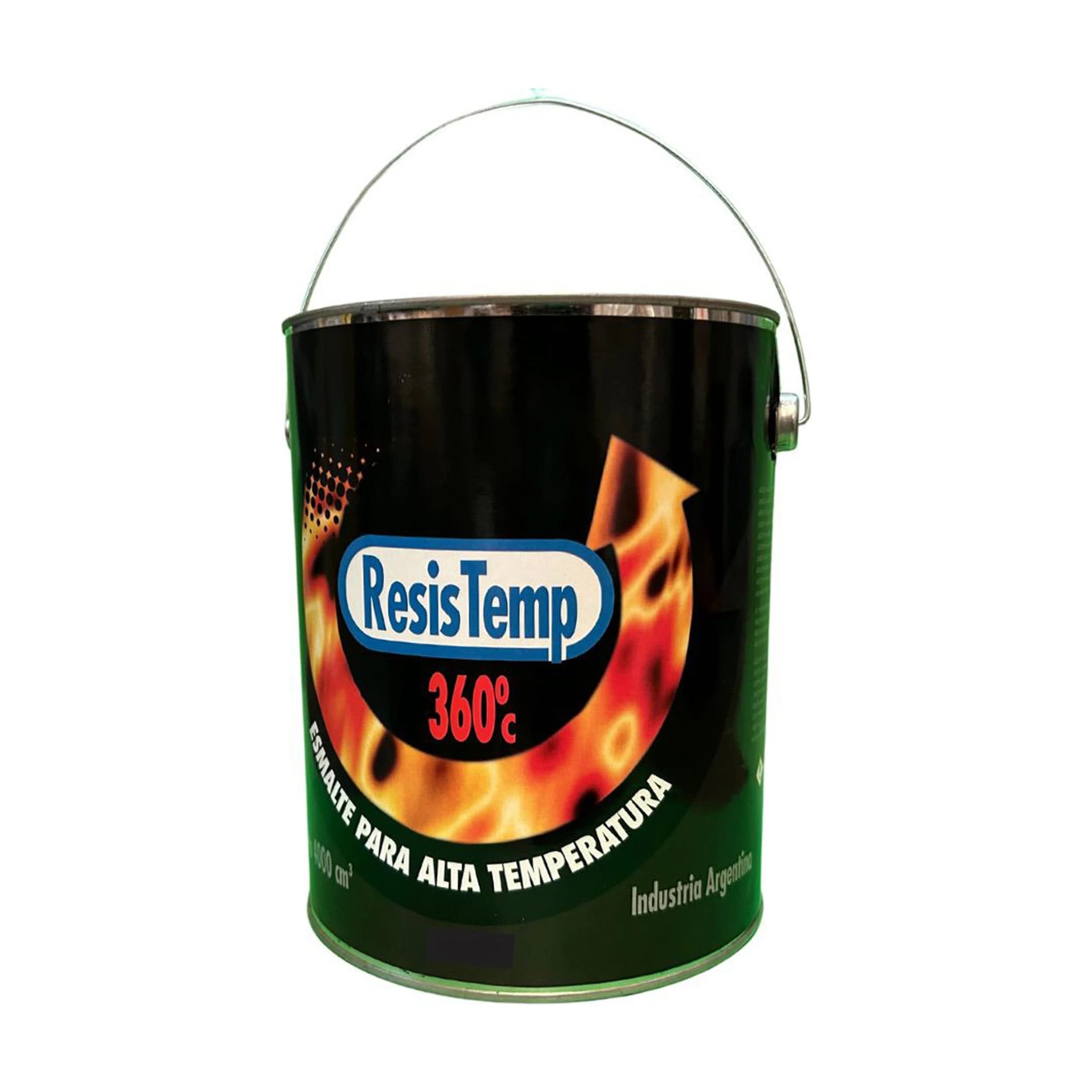 Resistemp esm. alta temperatura negro x1/4 lt
