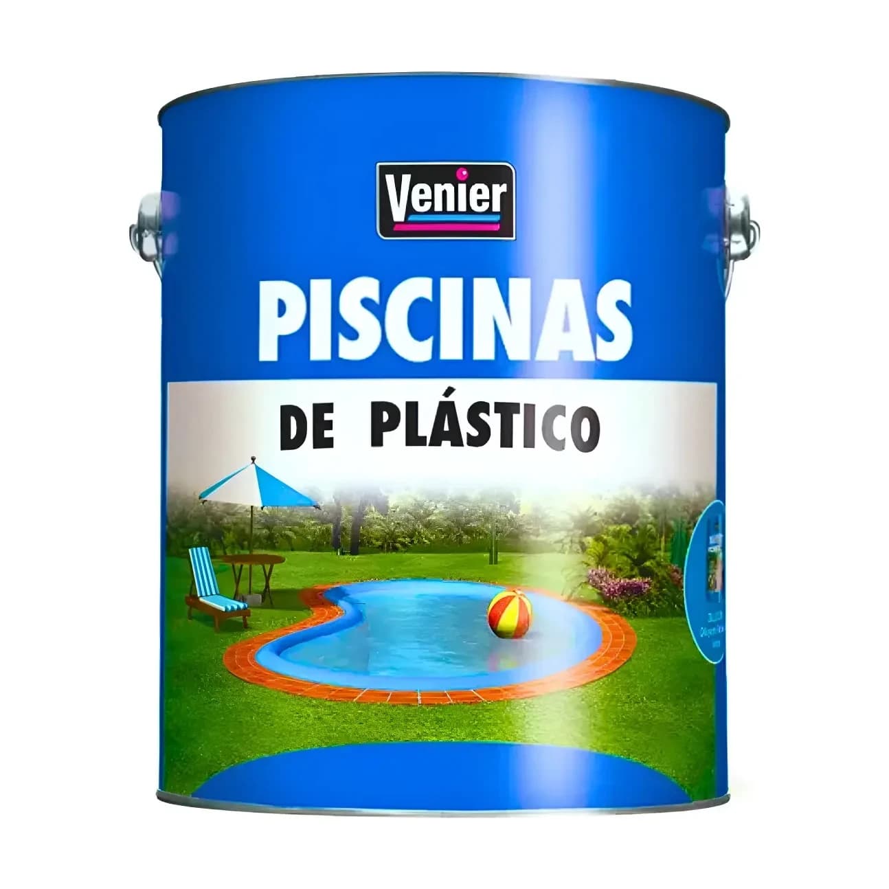 Pintura piscinas piletas de plástico x4 lt