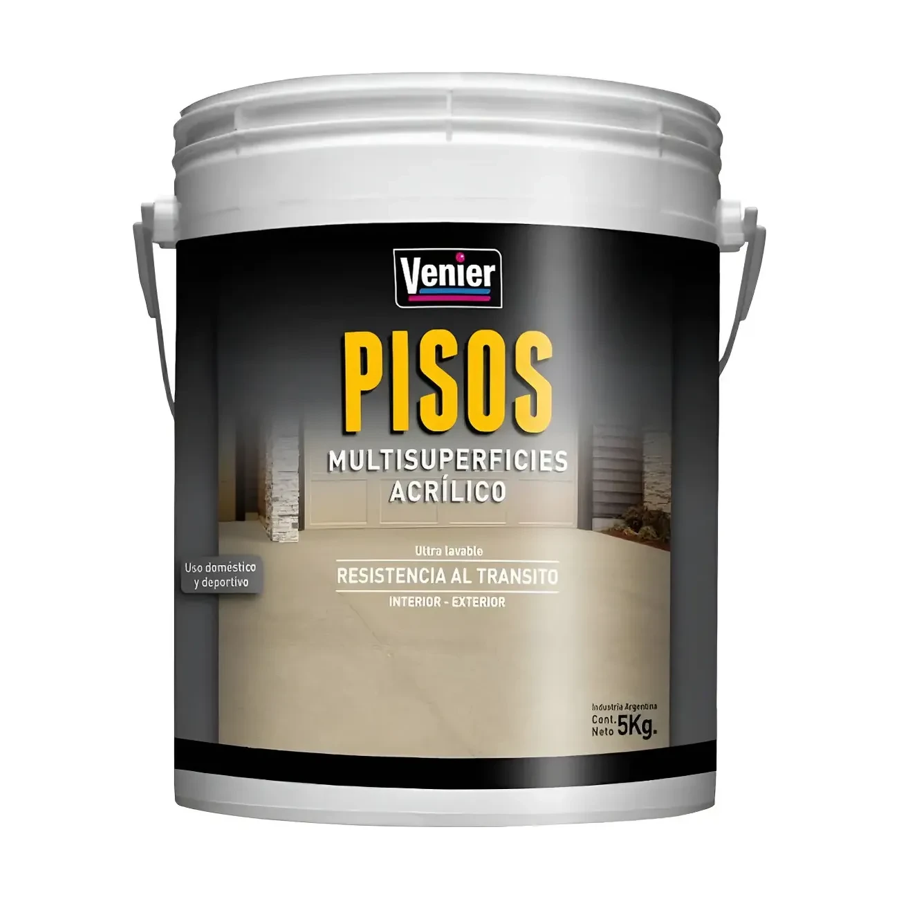 Pintura p/pisos blanco x5 kg