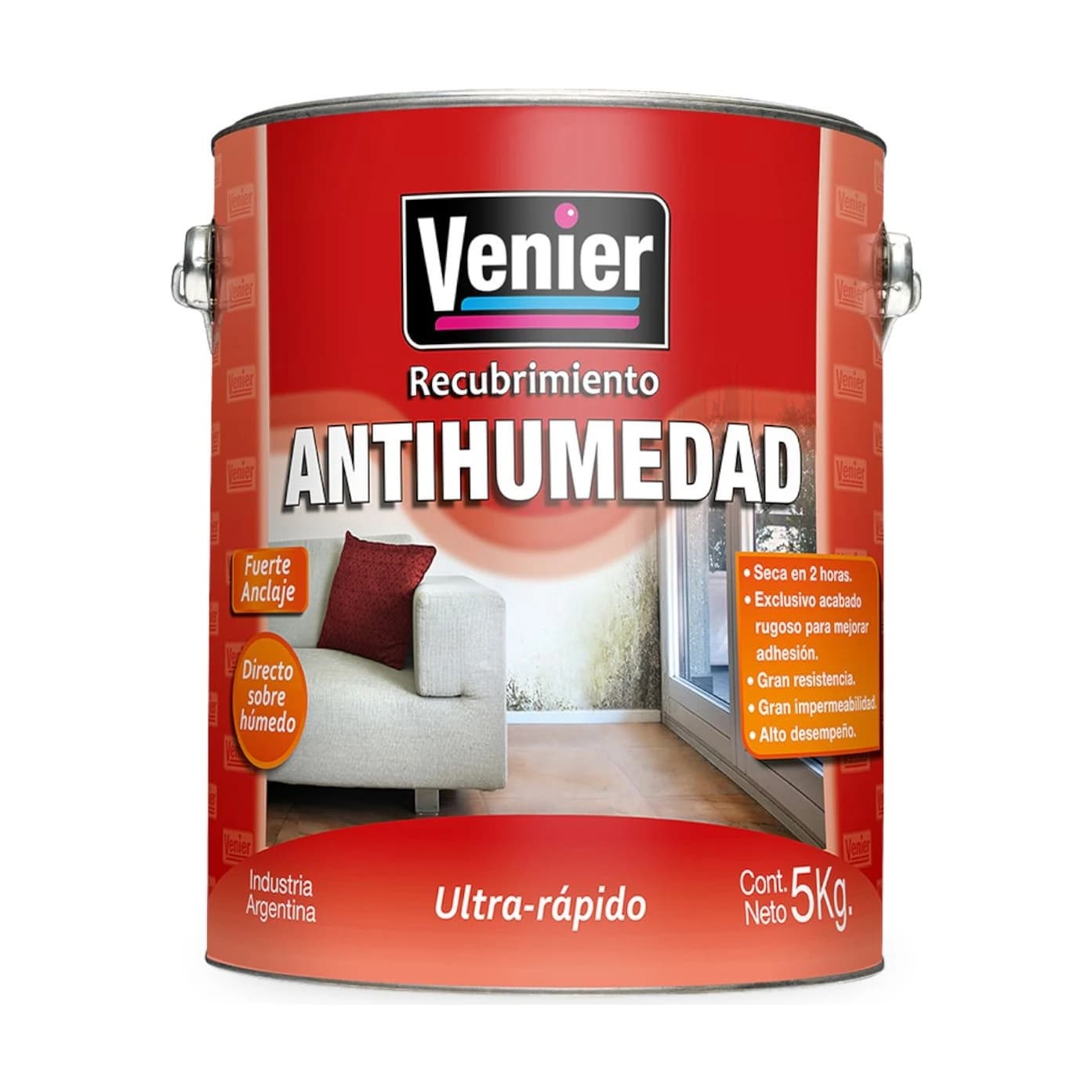 Antihumedad tradicional rojo x1 kg