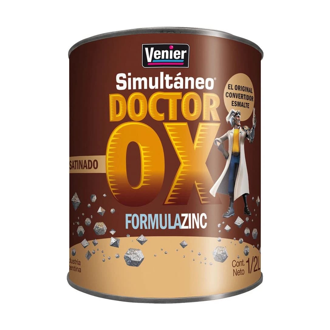 Dr. Ox. esmalte satinado blanco x0,5 lt