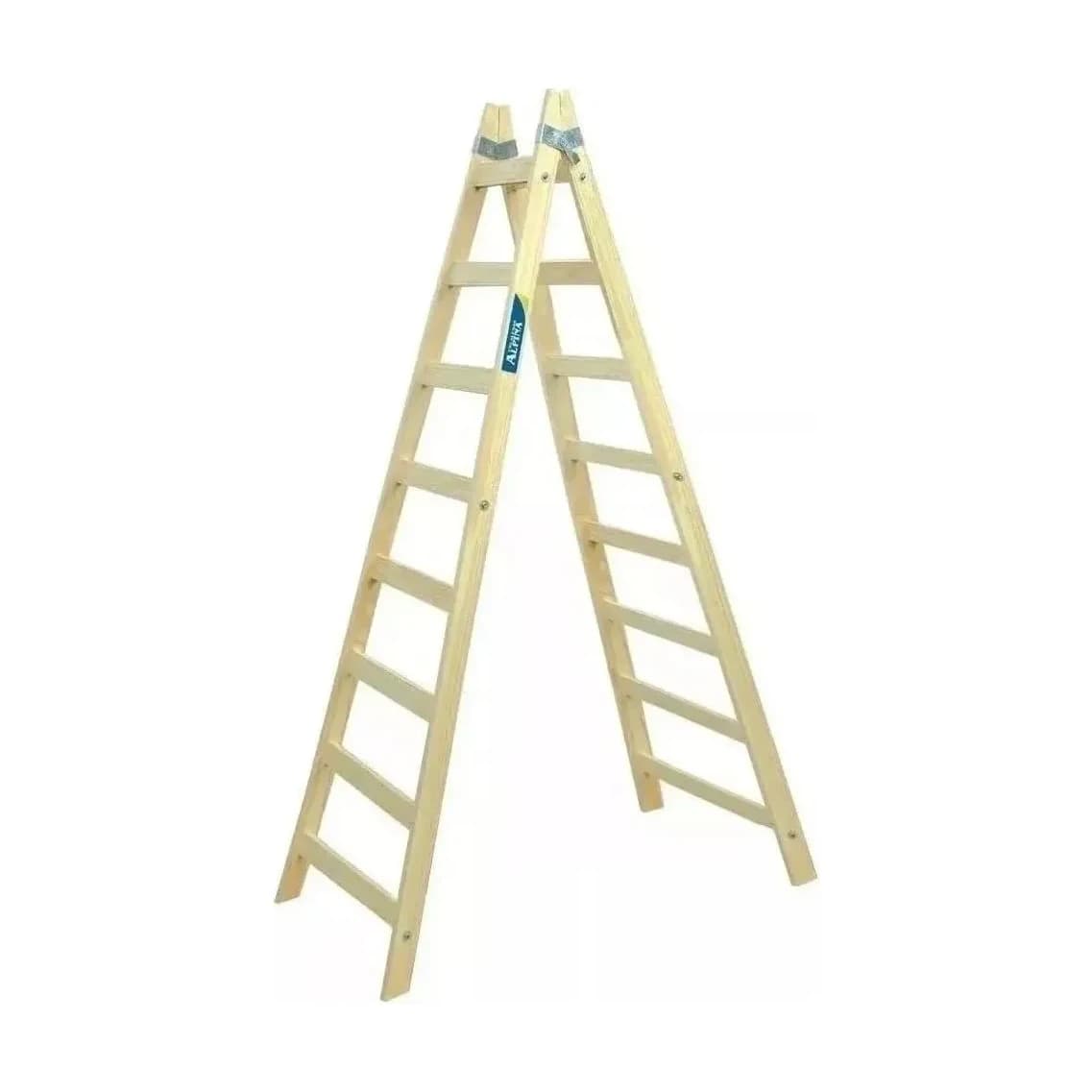 Escalera madera pintor escalón vertical x8 esc