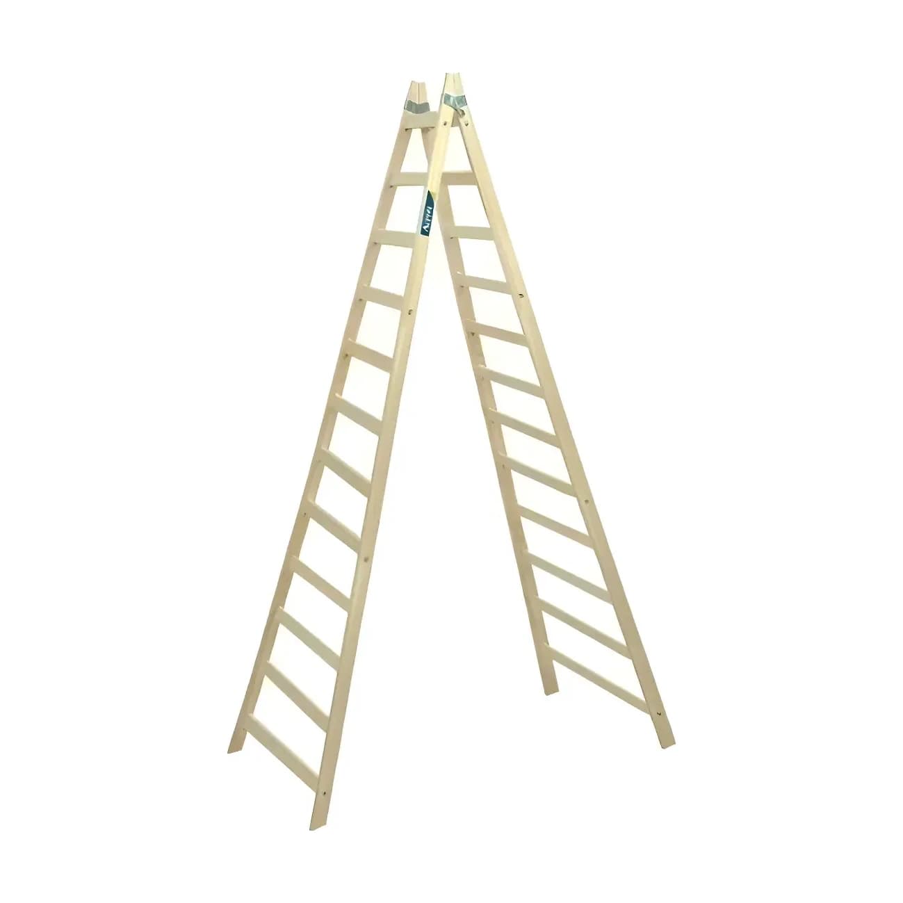Escalera madera pintor escalón vertical x12 esc
