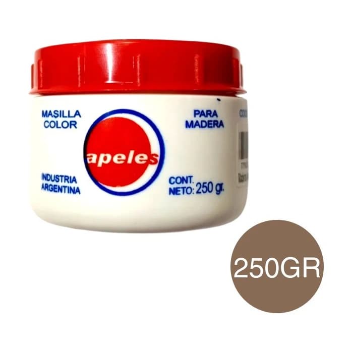 Masilla al agua roble claro x250 gr