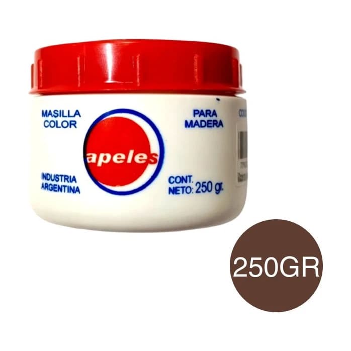 Masilla al agua caoba x250 gr