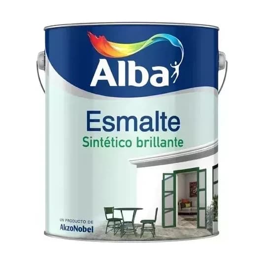 Std esmalte sintético brillante negro x4 lt