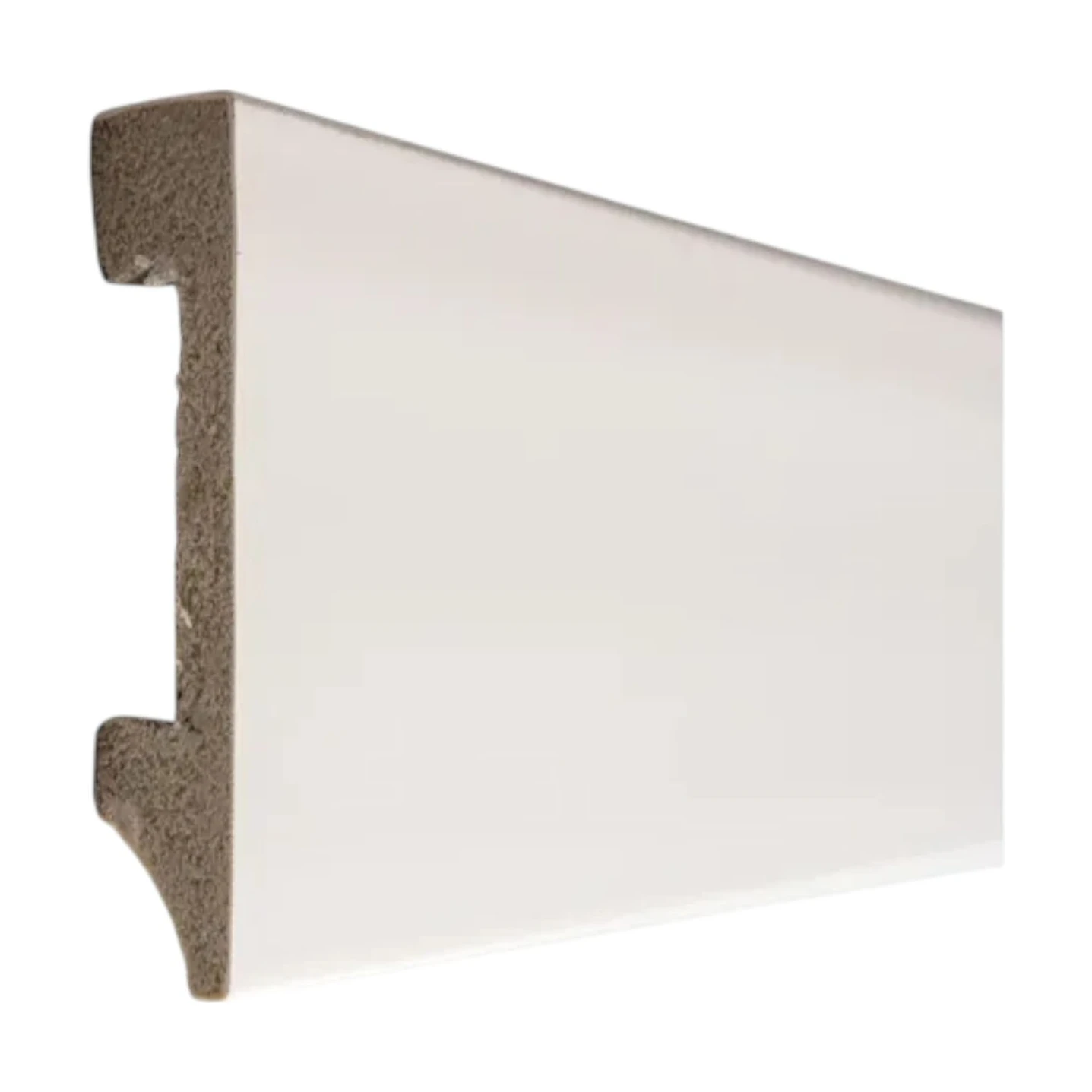 Zócalo blanco PVC altura 7 cm x 2,5 m de largo