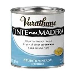 Tinta p/madera x237 ml celeste vintage