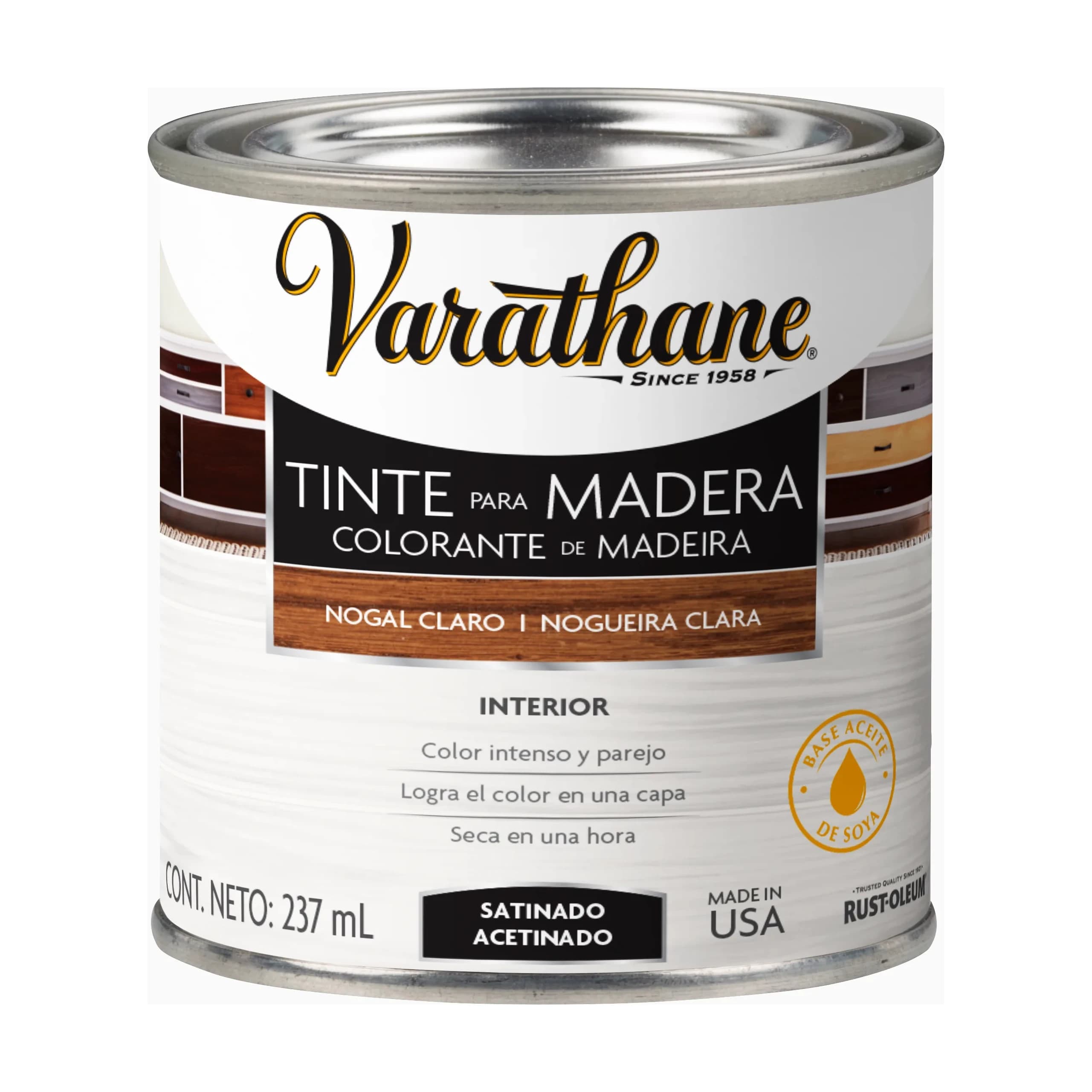 Tinta p/madera x237 ml cerezo tradicional