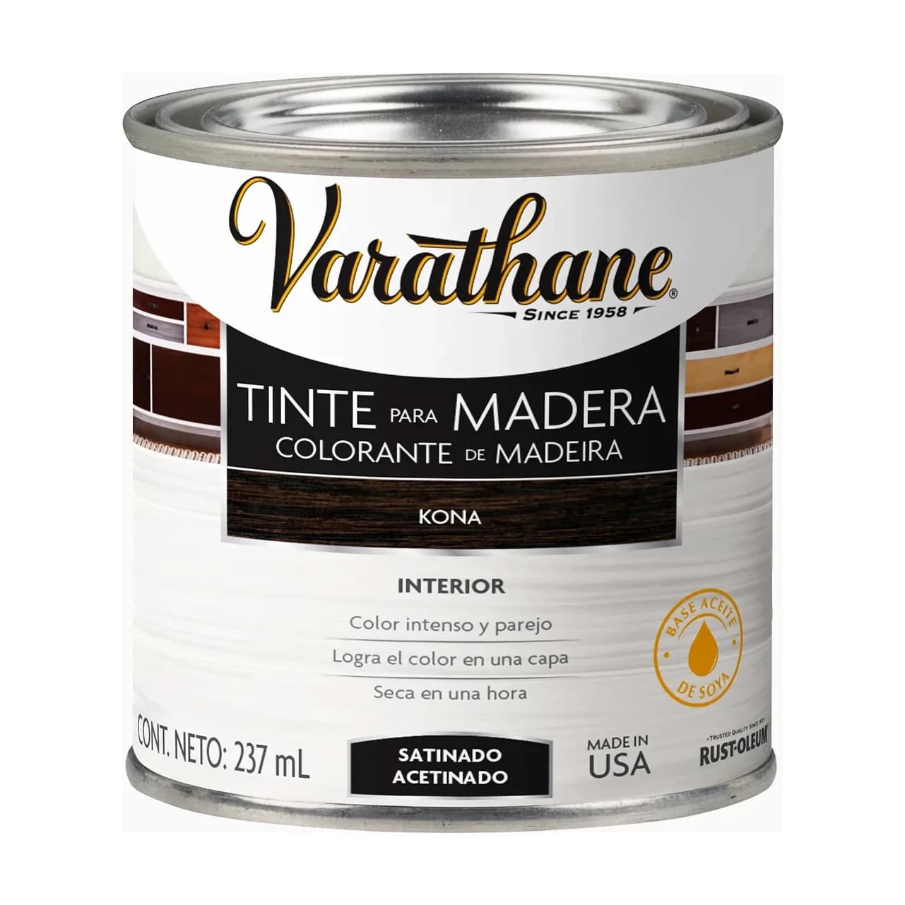 Tinta p/madera x237 ml kona