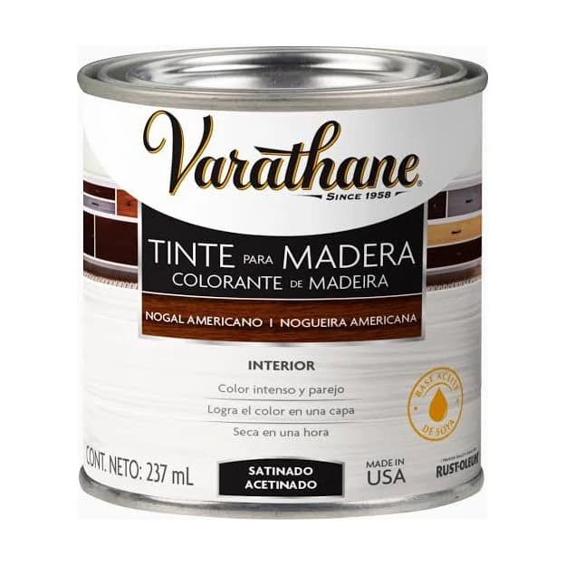 Tinta p/madera x237 ml nogal amer