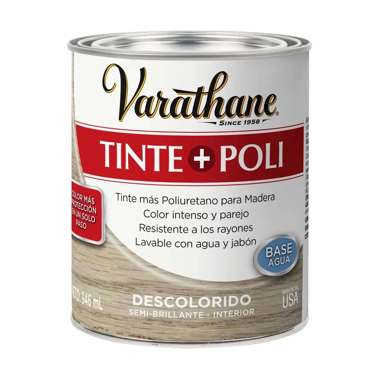 Tinte + poliuretano descolorido x946 lt