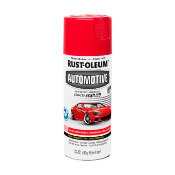 Auto enamel esmalte rojo brillante