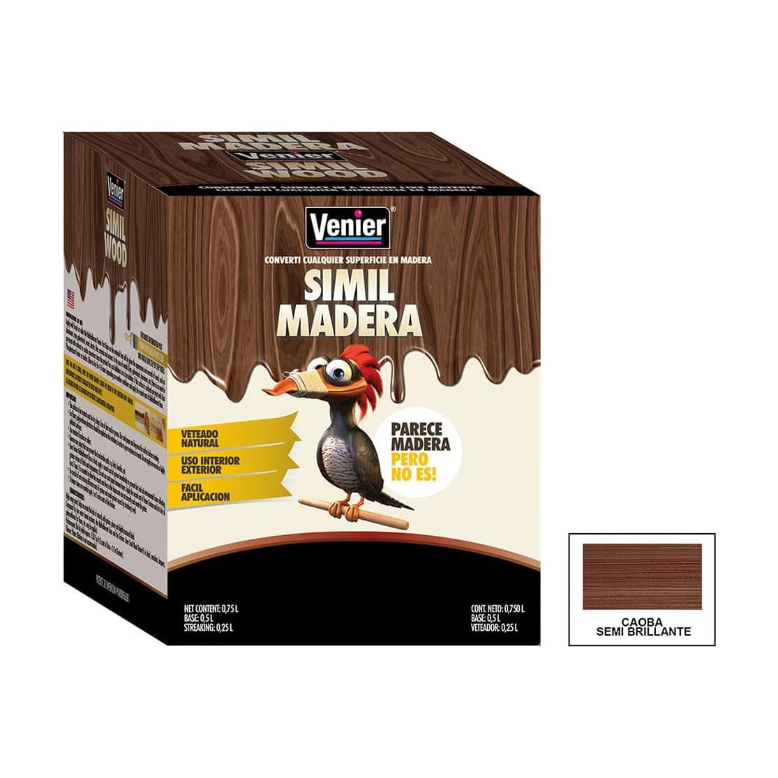 Símil madera nogal x0,75 lt